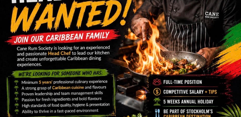 Jobba som Head Chef Event & Catering hos Cane Rum Society AB